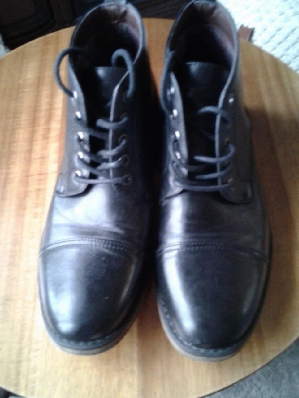 Perry Ellis Black  Chukka Boots - Lace-Up Ankle